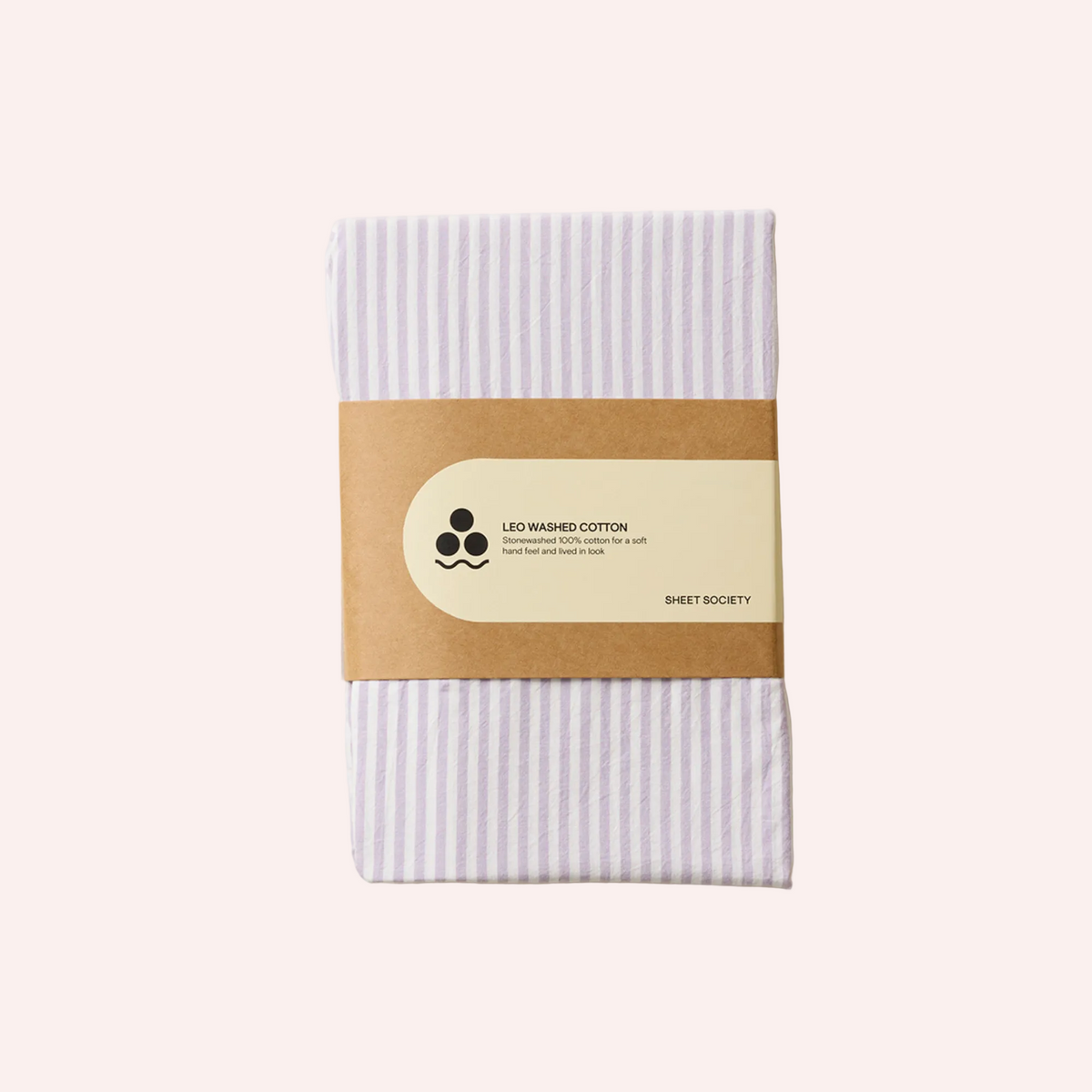 Leo Washed Cotton Fitted Cot Sheet - Rue