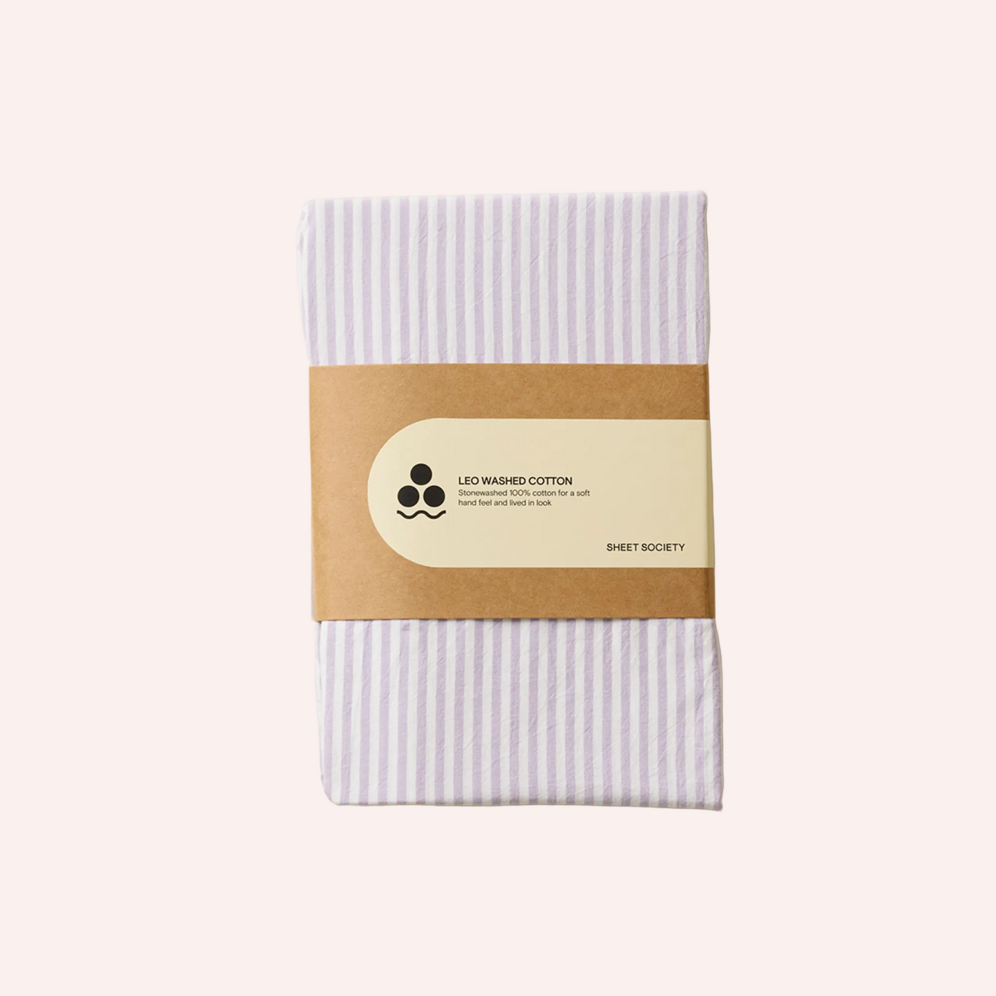 Leo Washed Cotton Fitted Bassinet Sheet - Rue