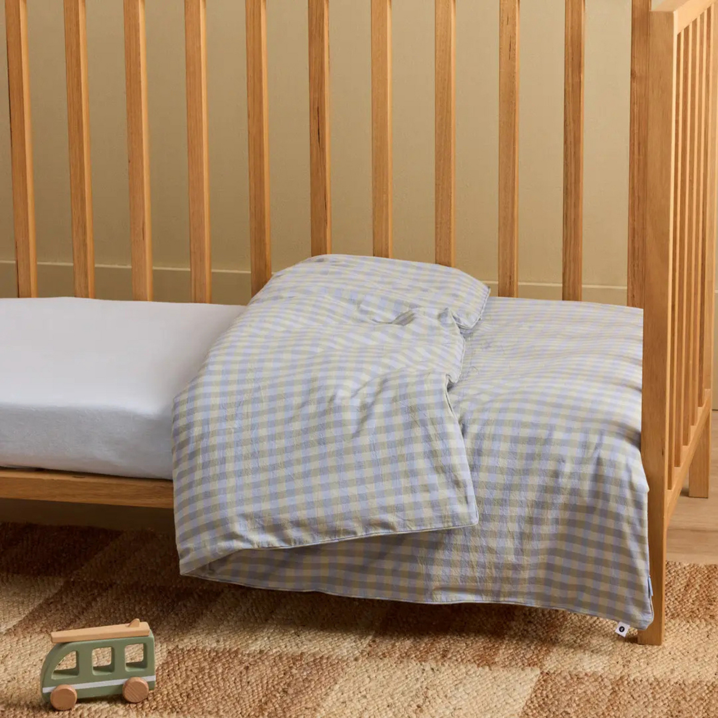 Leo Washed Cotton Quilt Cover - Elodie