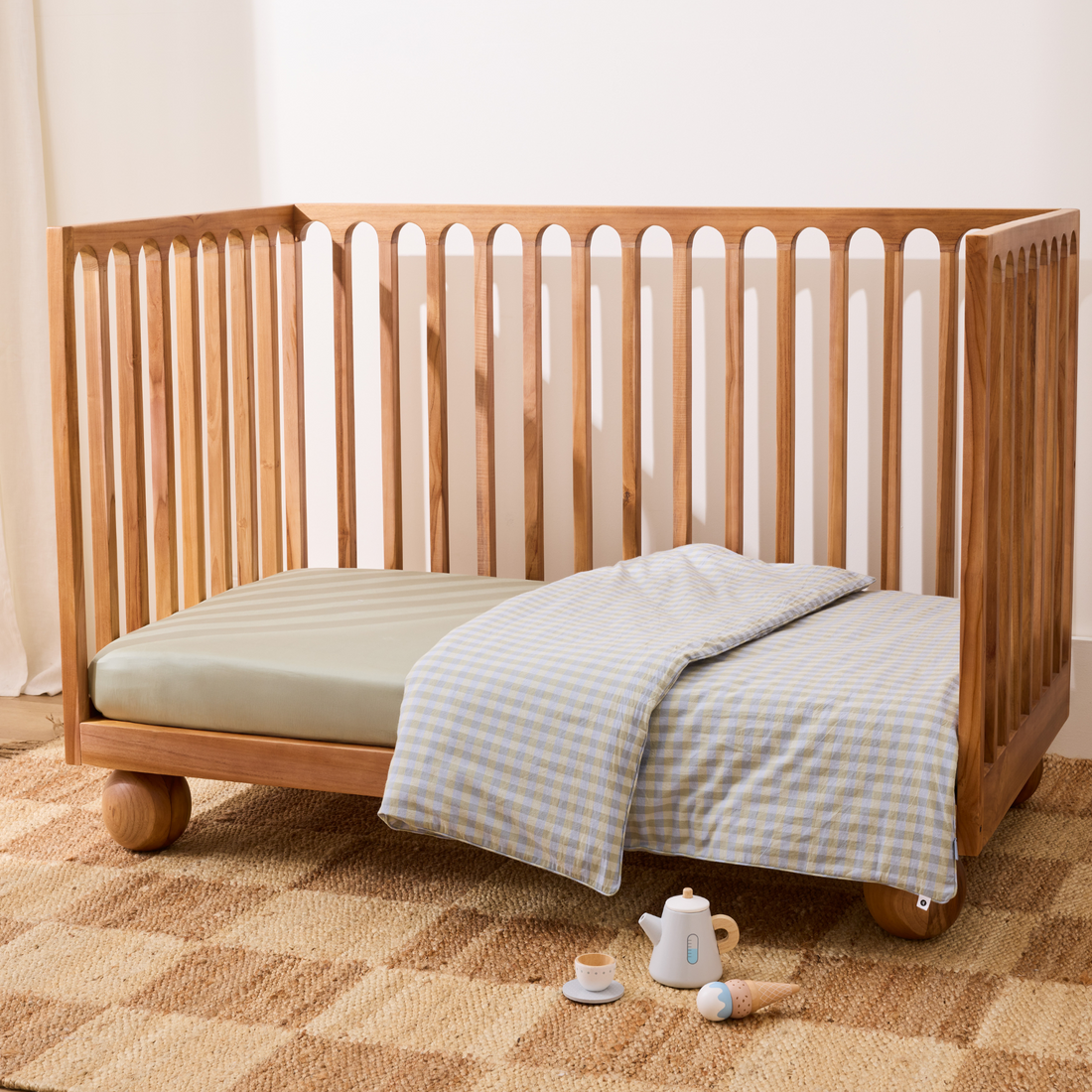 Leo Washed Cotton Quilt Cover - Elodie