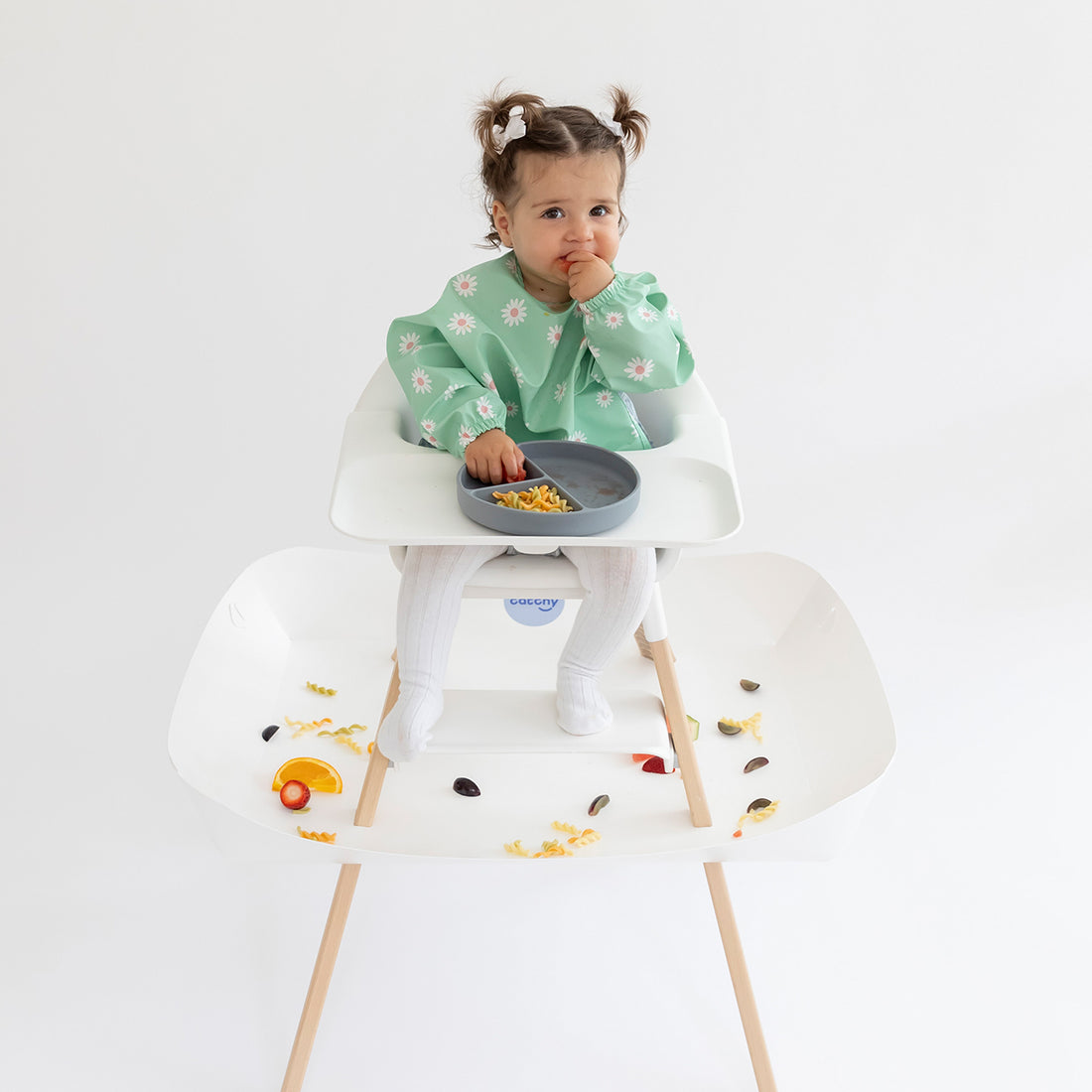 CATCHY White The Food and Mess Catcher for High Chairs – The Memo