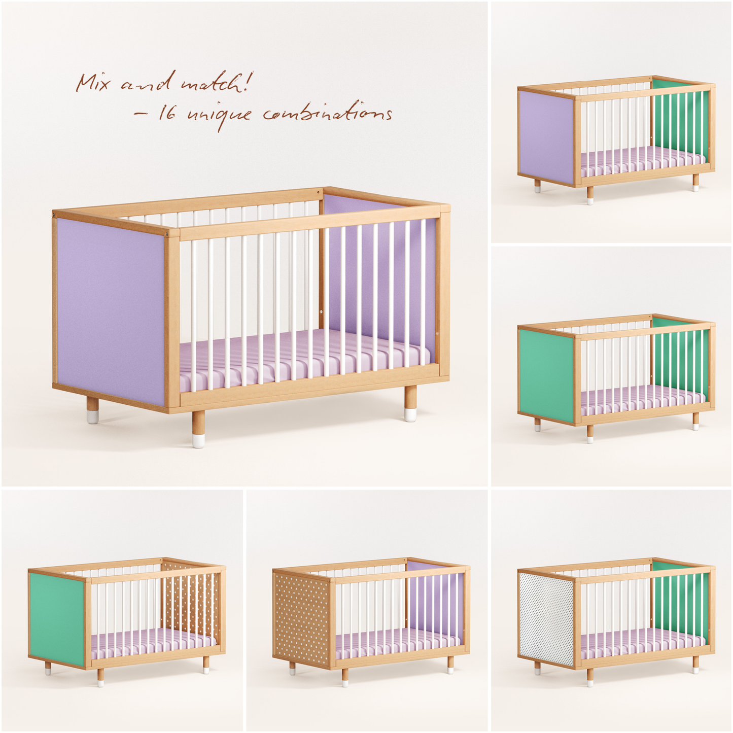 Bold Baby Customisable Cot