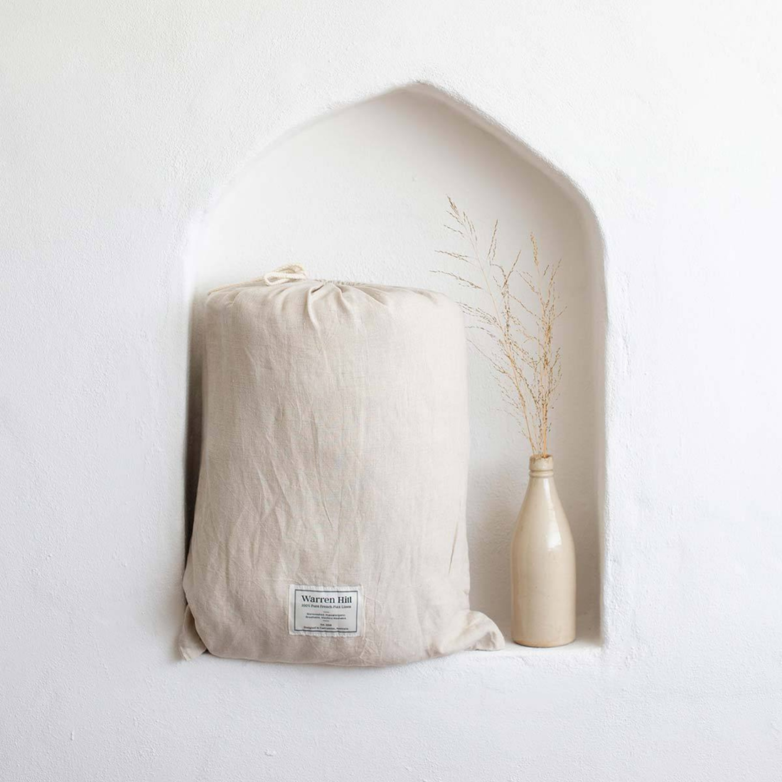 Linen Baby Play Mat - Natural
