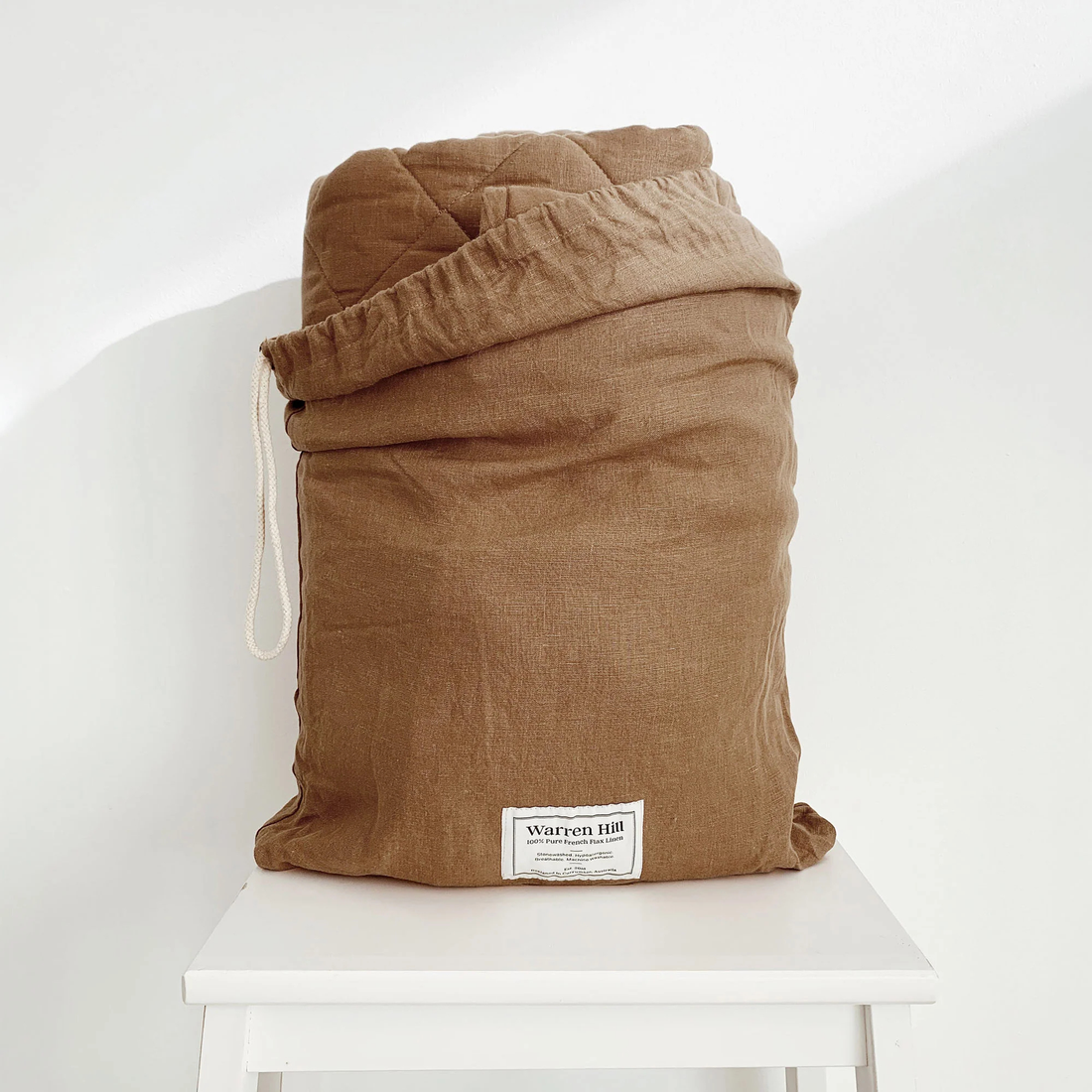 Linen Baby Play Mat - Walnut
