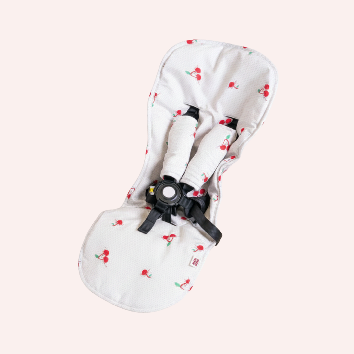 Cosy Pram Liner and Harness Protector - Cherry Chic