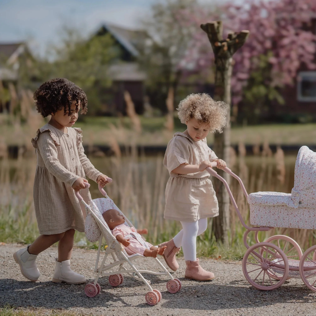 Little Doll Stroller - Floral