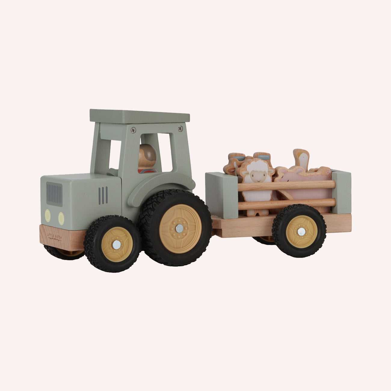Little Farm Tractor With Trailer
