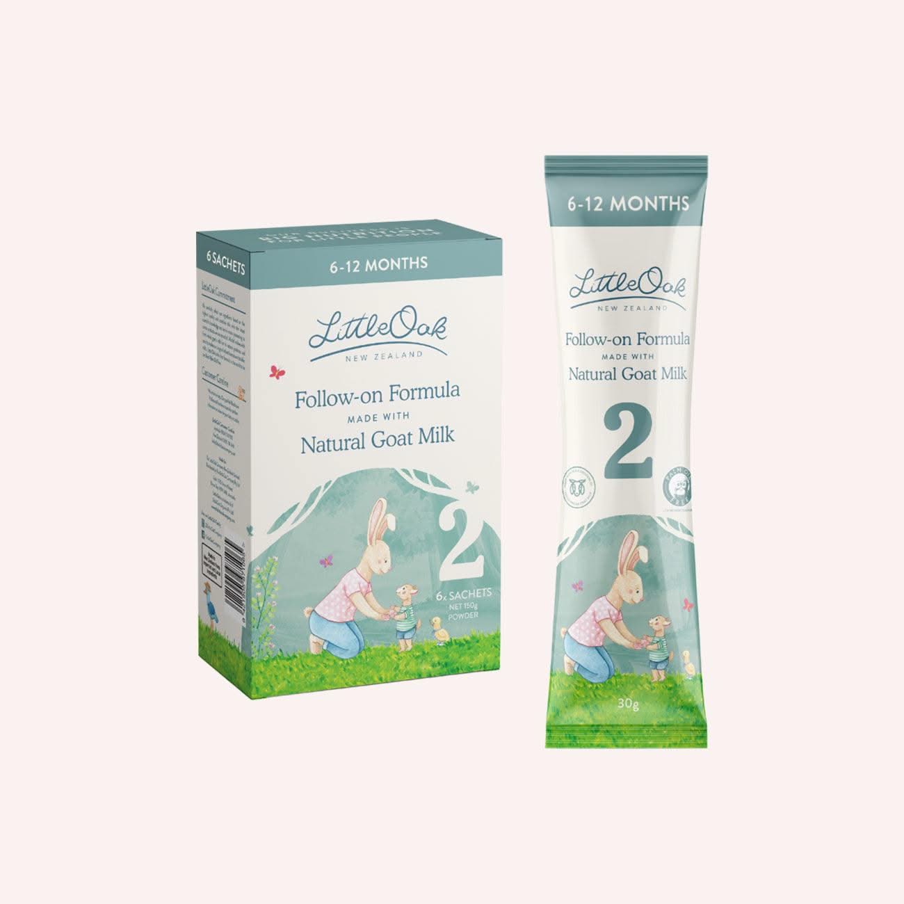LittleOak Sachets - Stage 2 Follow On Formula 6 x 30g