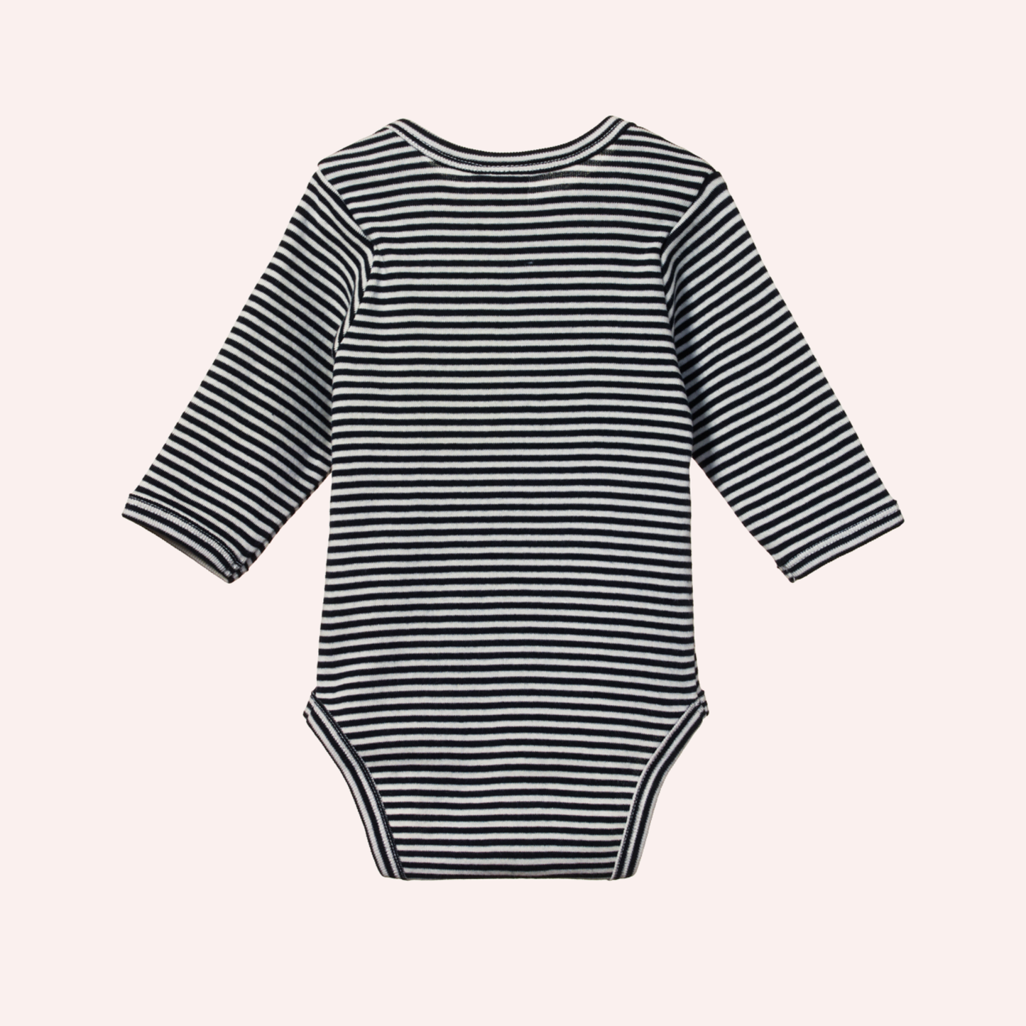 Long Sleeve Bodysuit - Navy Stripe