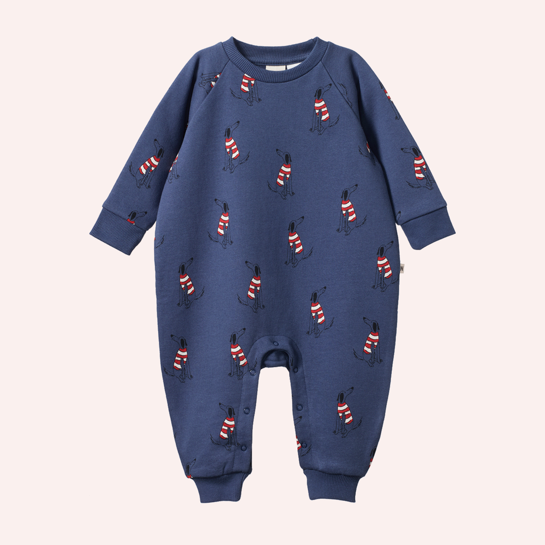 Long Sleeve Juno Romper - Best Friend Indigo Print