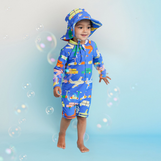 Long Sleeve Rash Suit - Beep Beep
