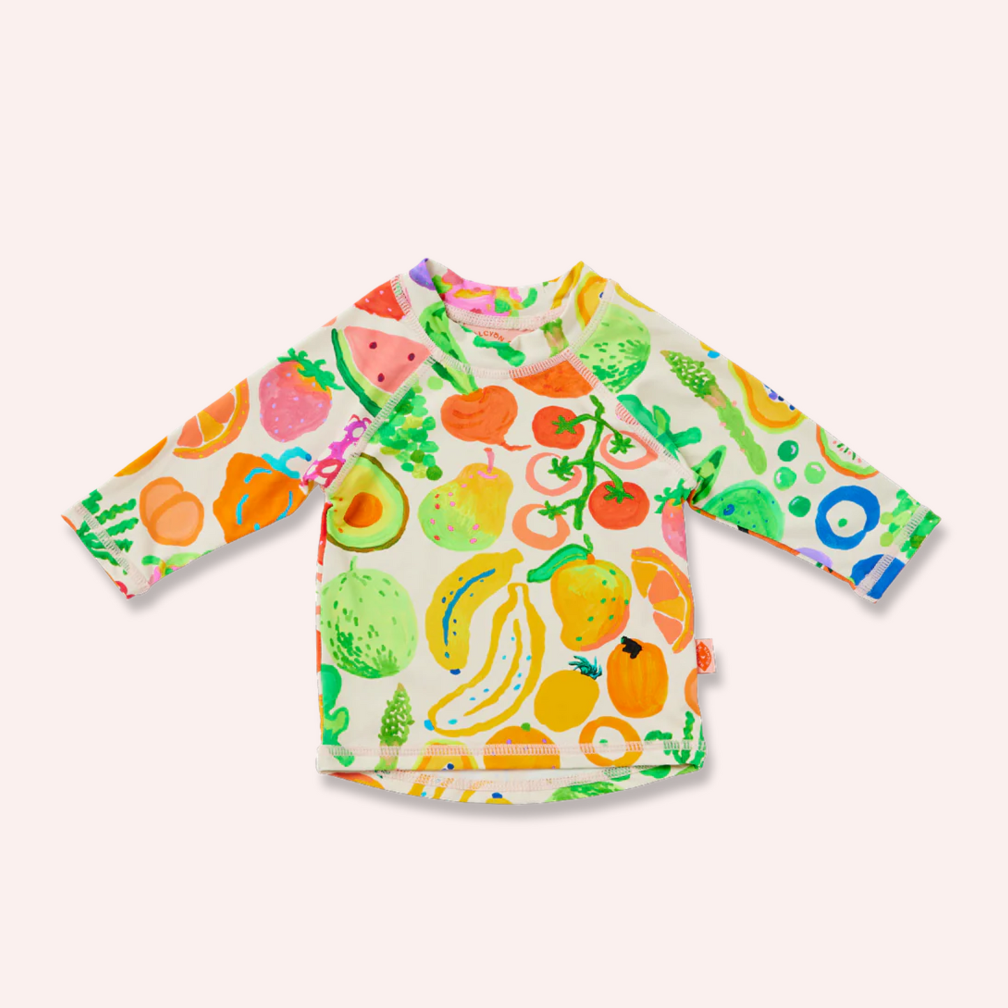 Long Sleeve Rash Vest - Eat The Rainbow