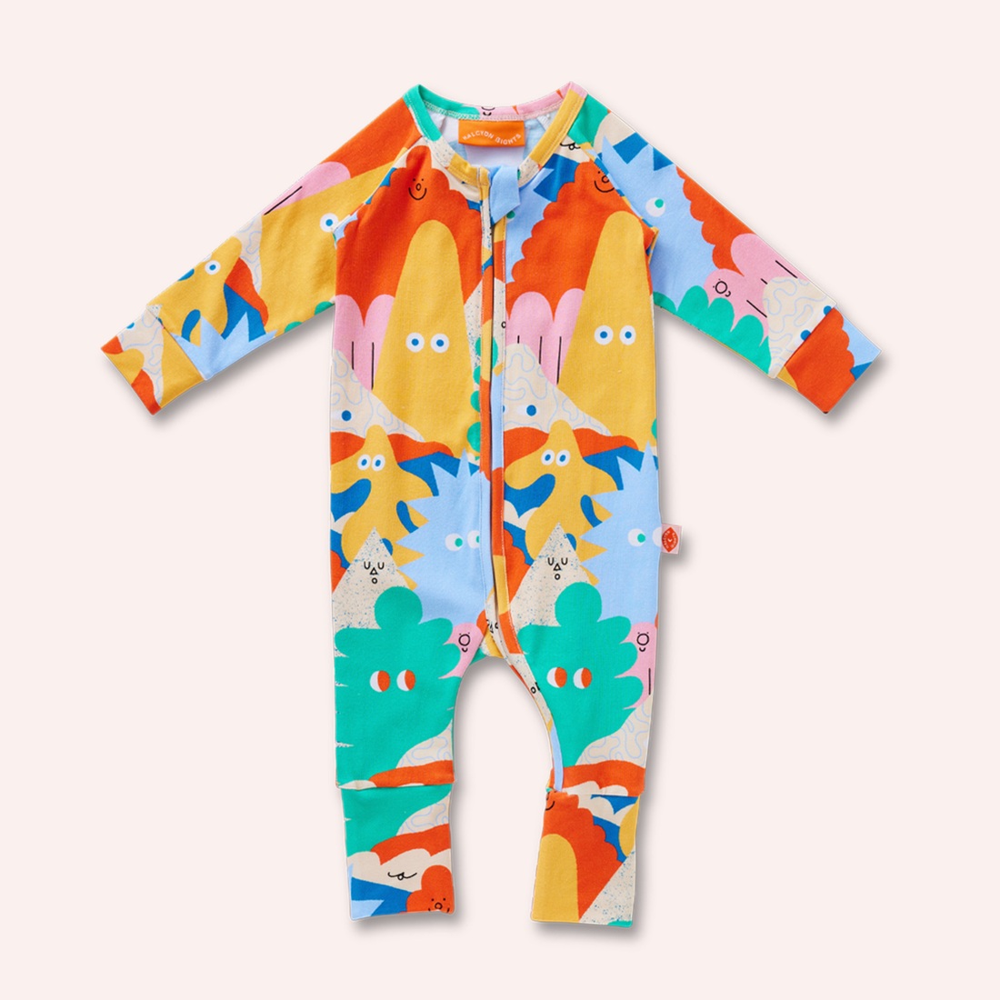 Long Sleeve Romper - Mount Wiggly