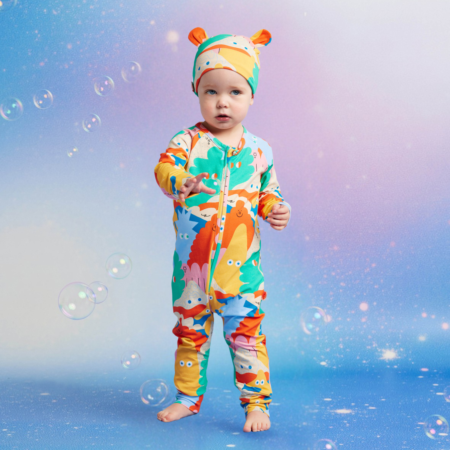 Long Sleeve Romper - Mount Wiggly