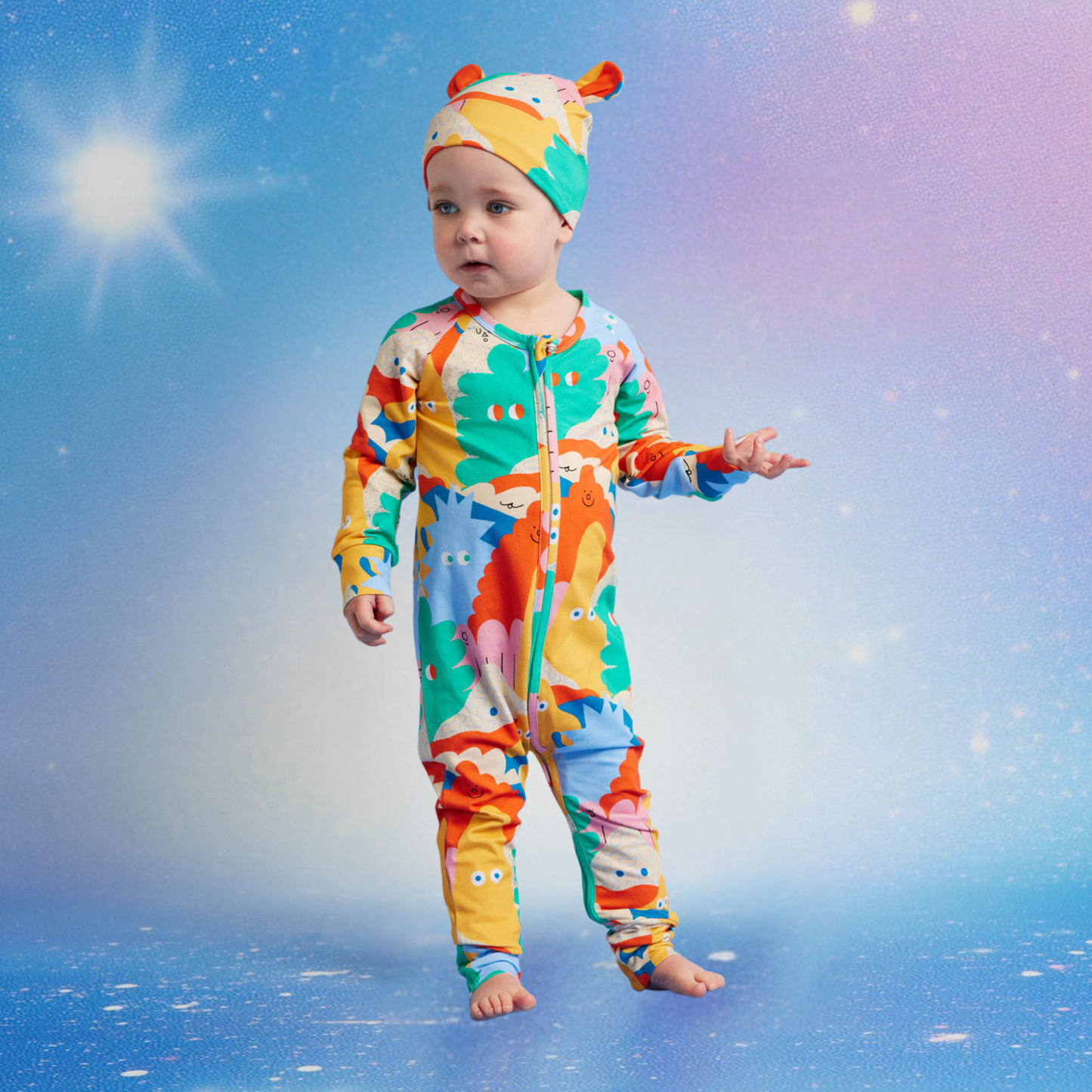 Long Sleeve Romper - Mount Wiggly