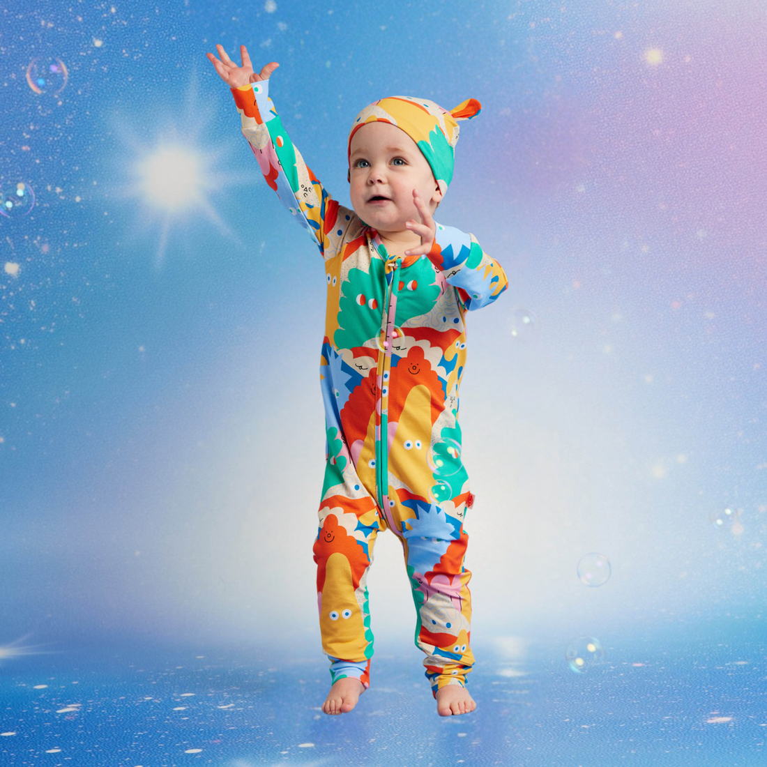 Long Sleeve Romper - Mount Wiggly