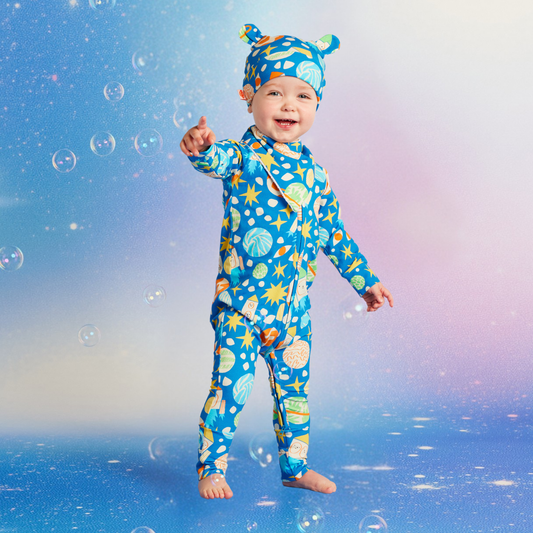 Long Sleeve Romper - See You In Space