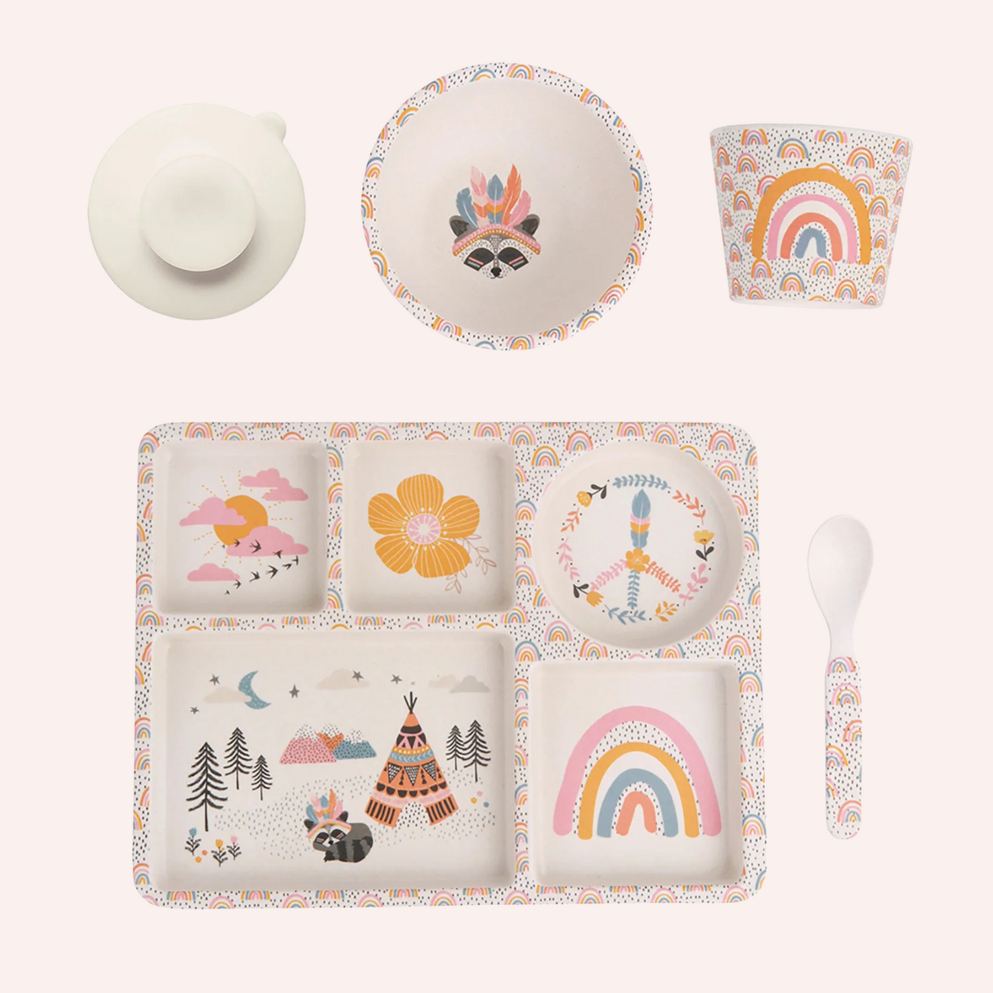 Divided Plate Set - Gypsy Girl