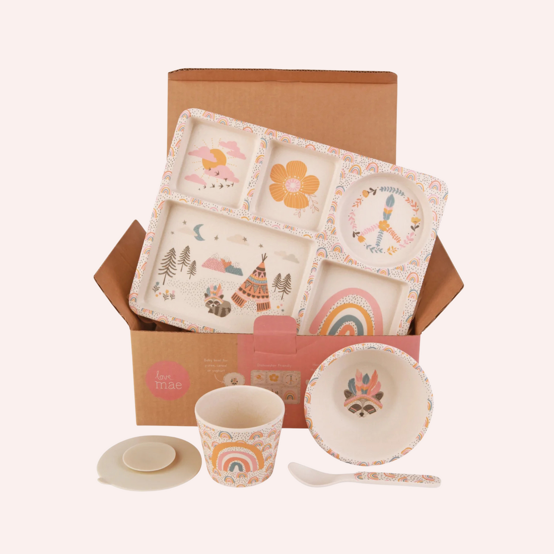 Divided Plate Set - Gypsy Girl