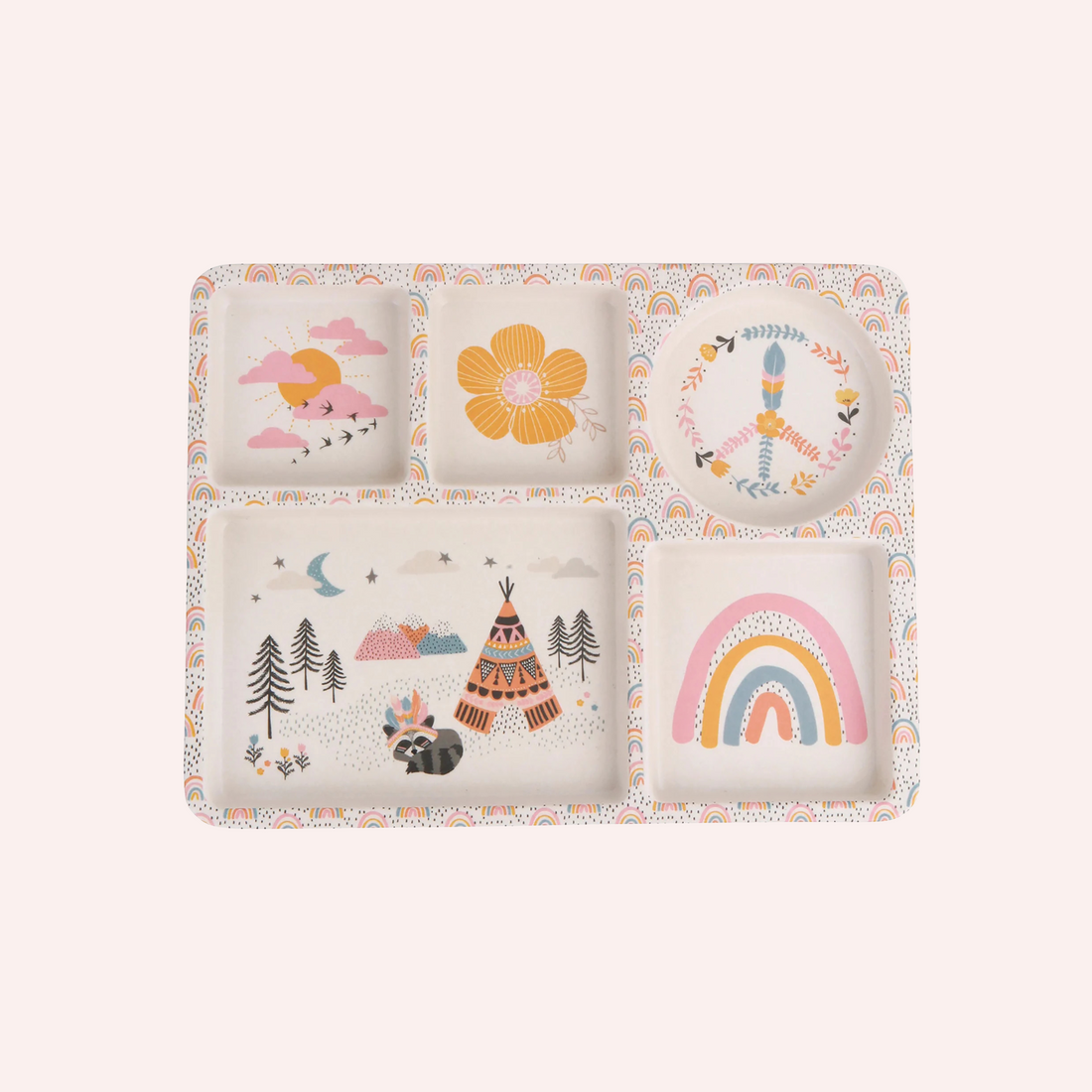 Divided Plate Set - Gypsy Girl