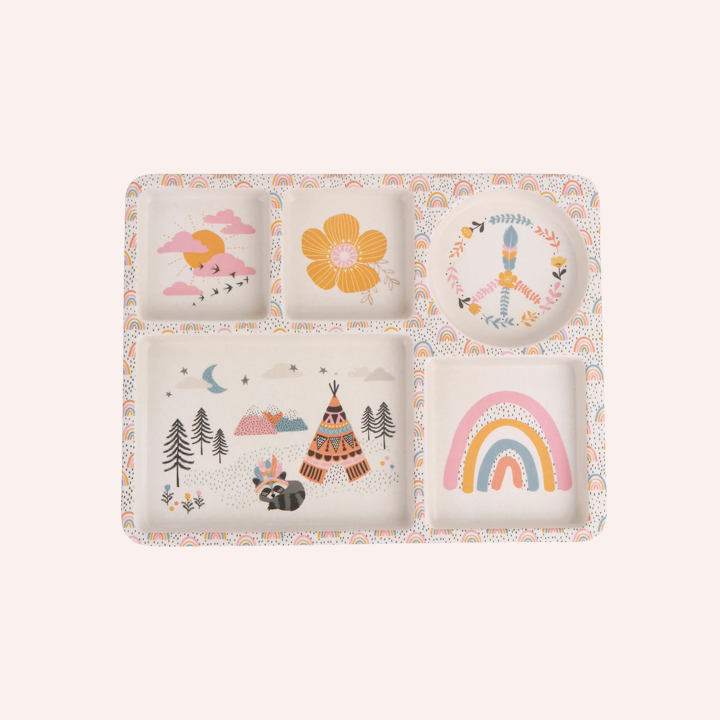 Divided Plate Set - Gypsy Girl