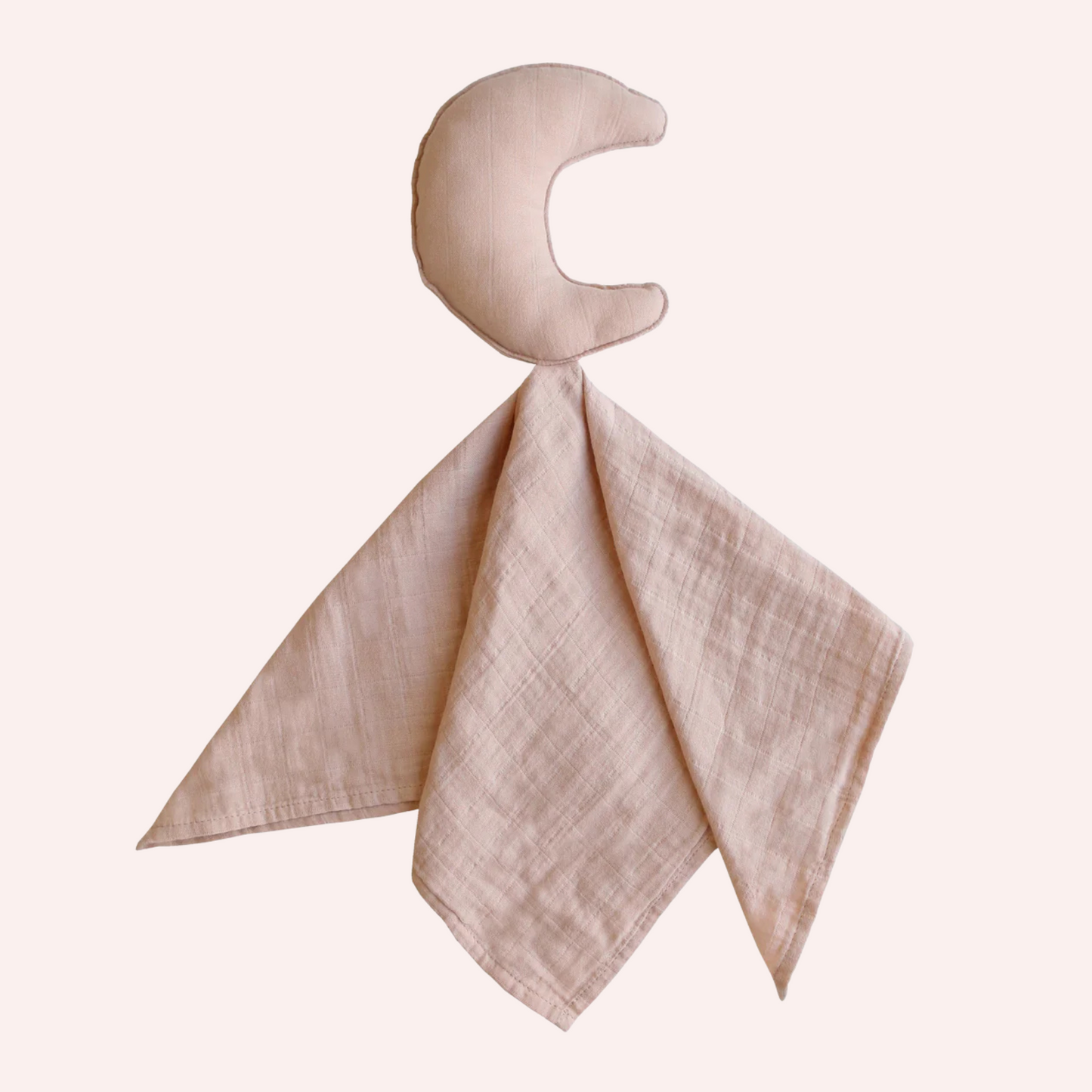 Lovey Blanket Moon Comforter - Blush