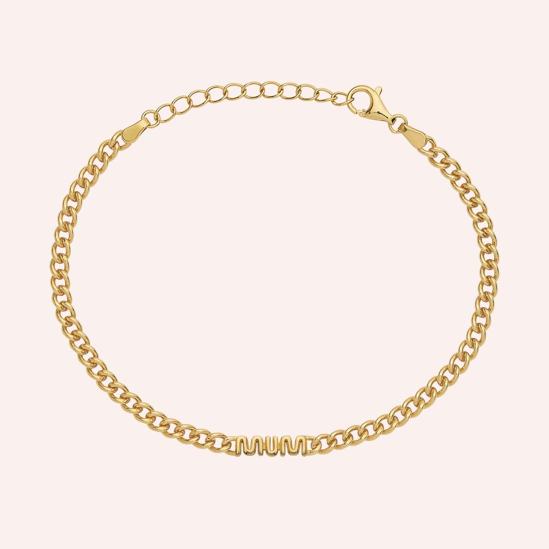 MUM Chain Bracelet - Gold