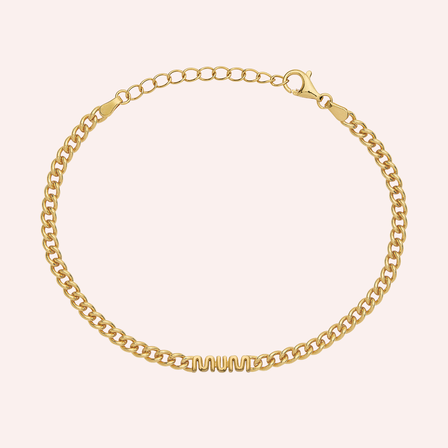 MUM Chain Bracelet - Gold