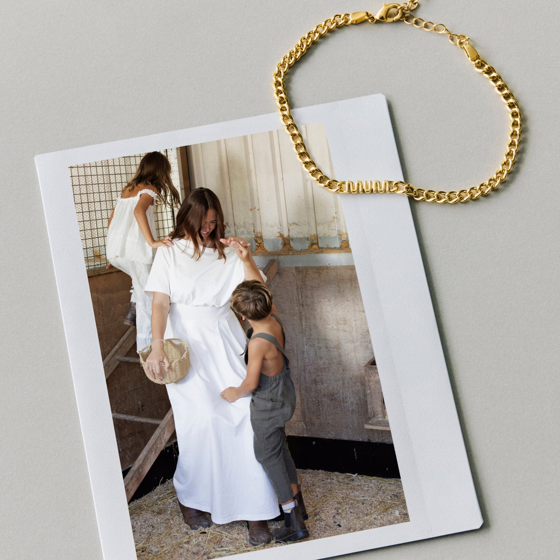 MUM Chain Bracelet - Gold