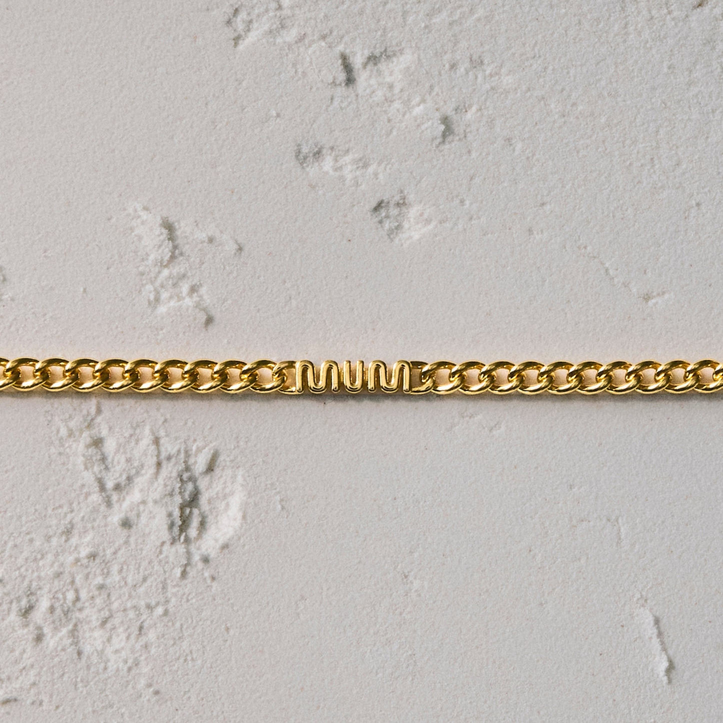 MUM Chain Bracelet - Gold