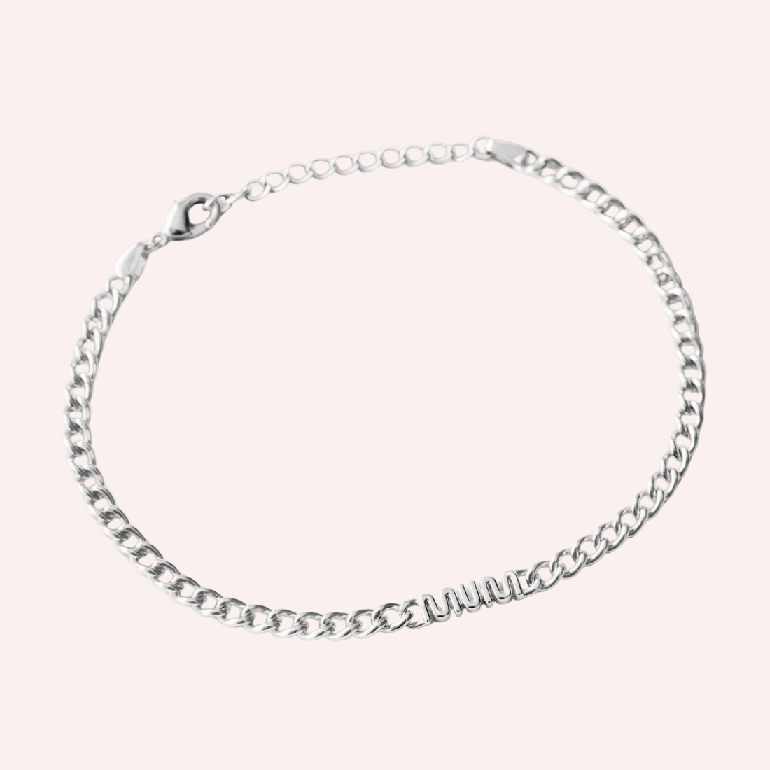 MUM Chain Bracelet - Silver