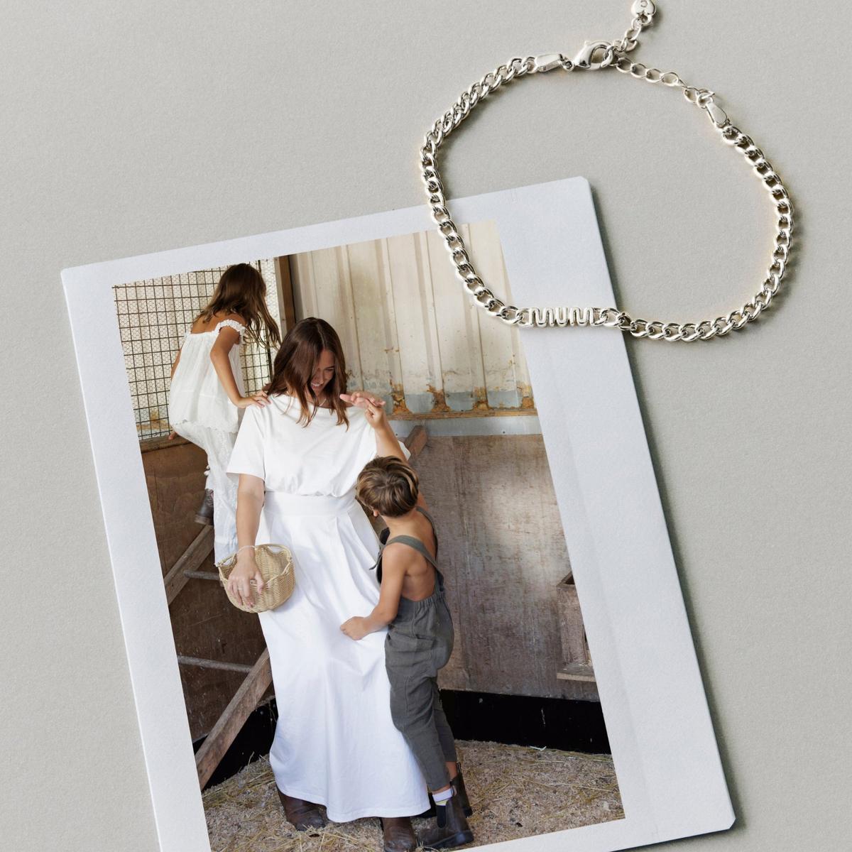 MUM Chain Bracelet - Silver