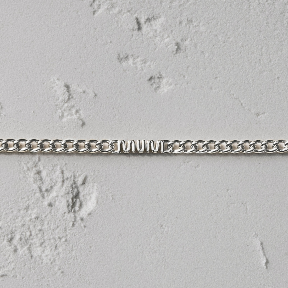 MUM Chain Bracelet - Silver
