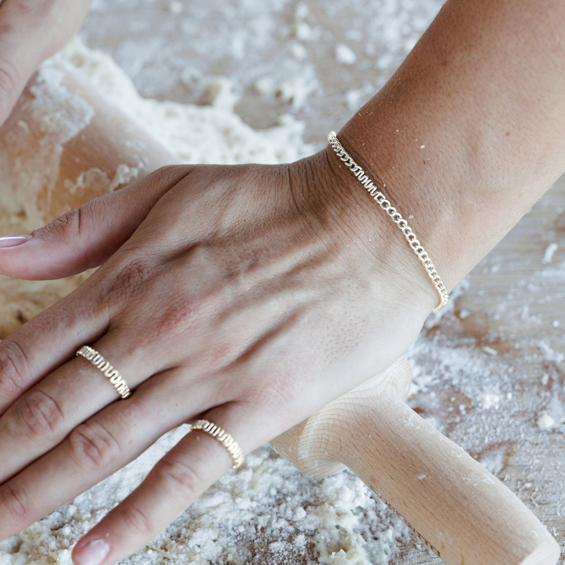 MUM Chain Bracelet - Silver