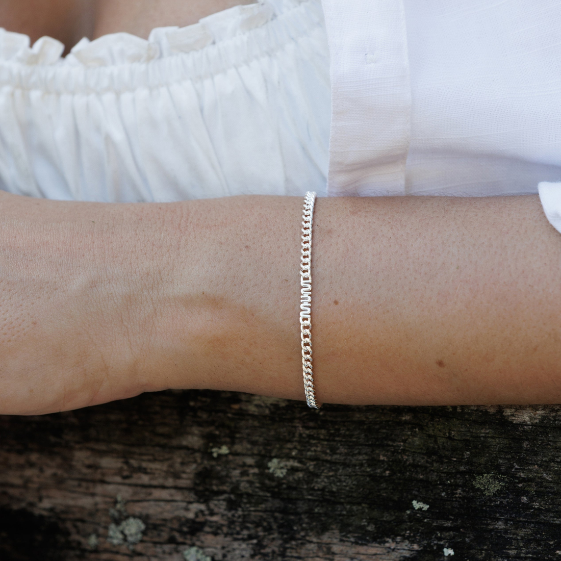 MUM Chain Bracelet - Silver
