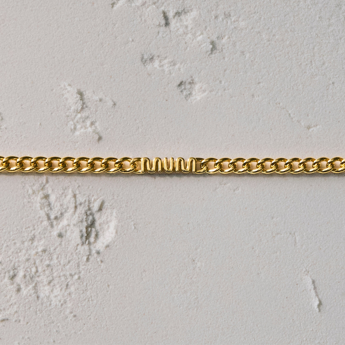MUM Chain Necklace - Gold
