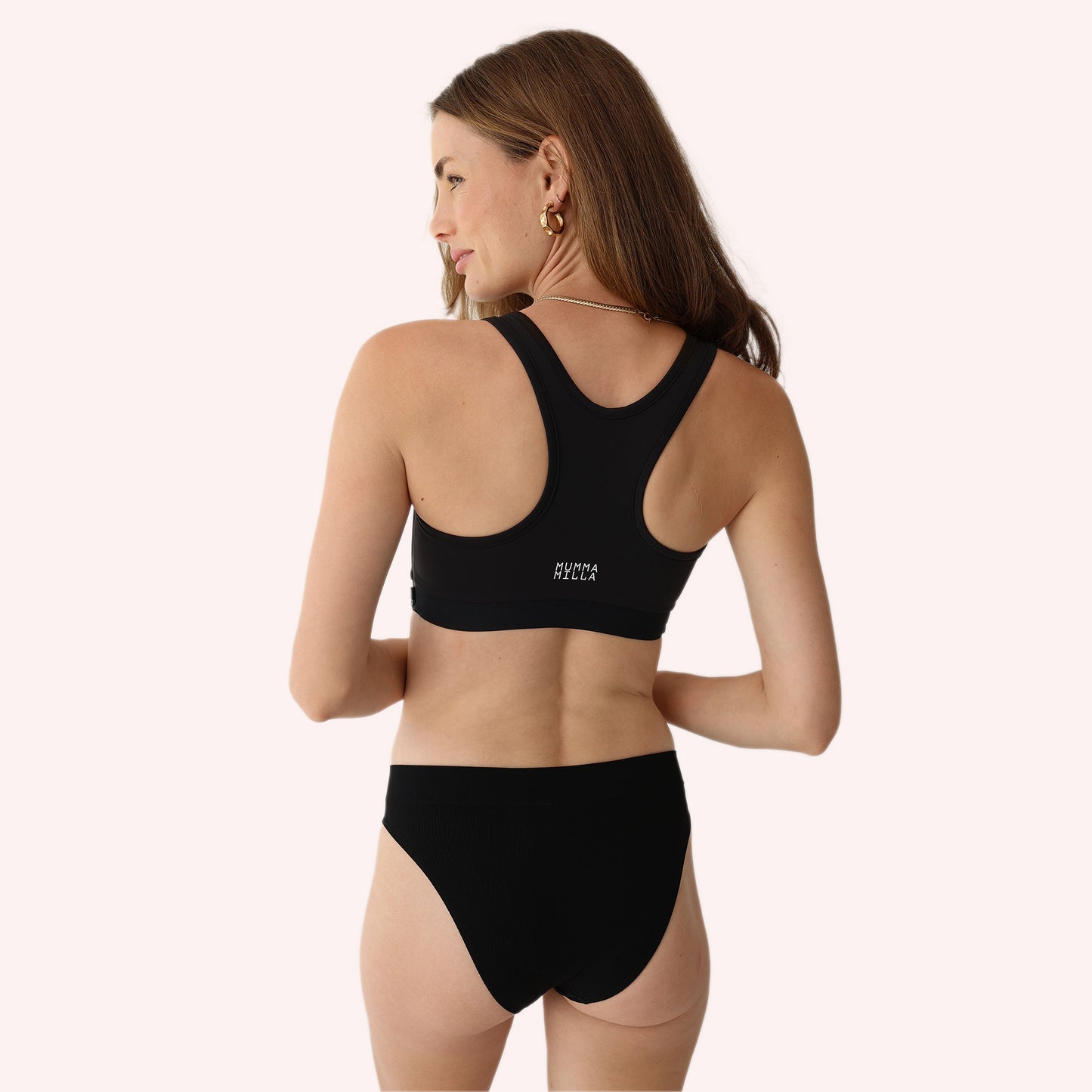 Leakproof Sports Bra - Black