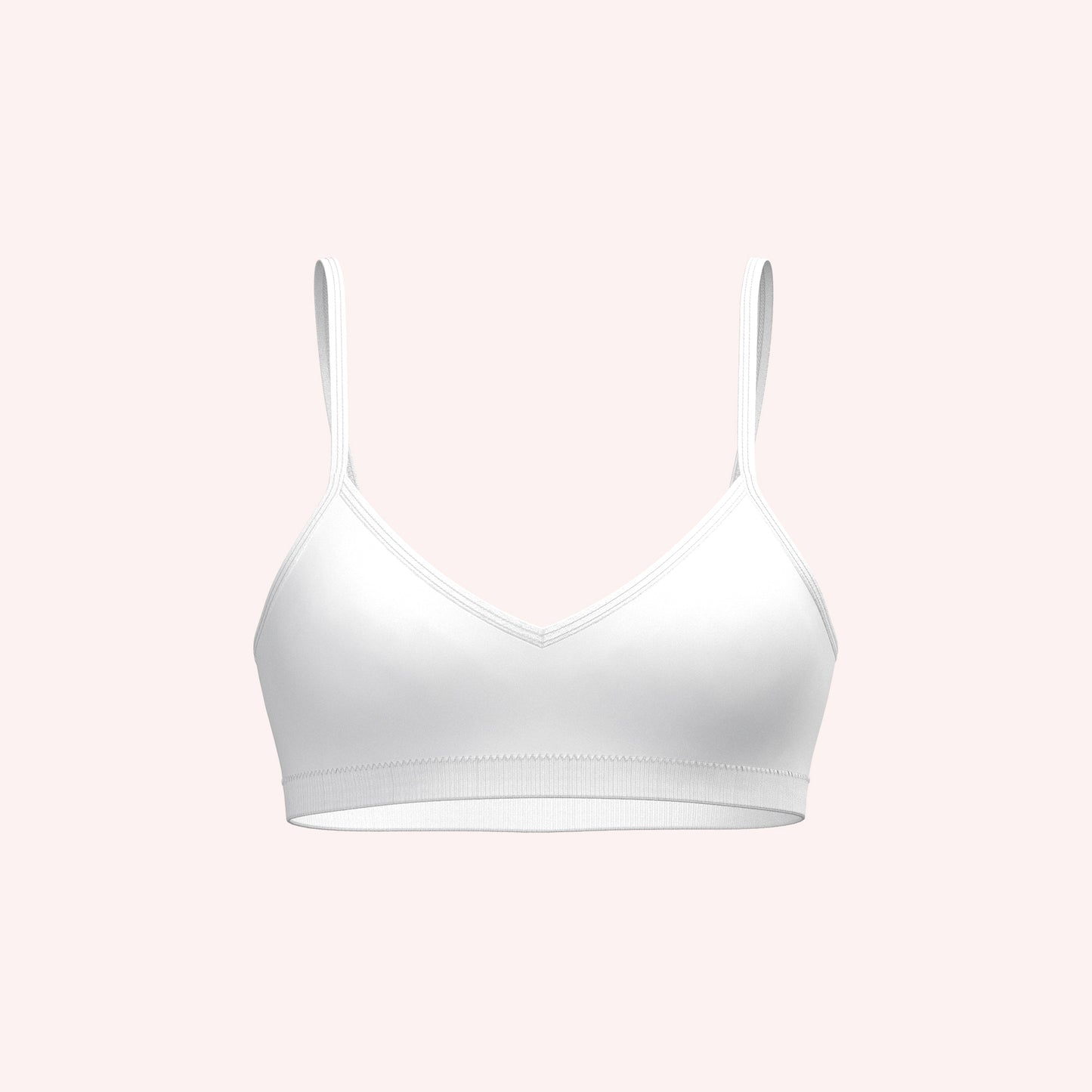 Triangle Bra - White