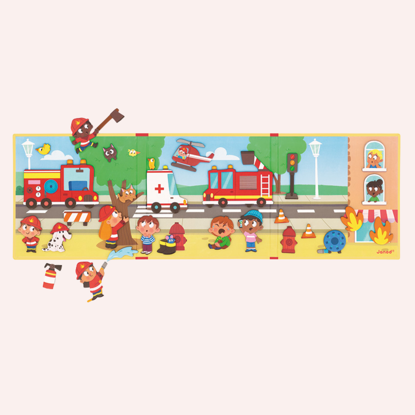 Magnetic Story - Firefighters