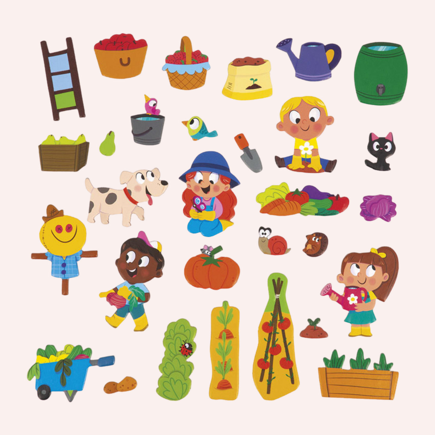 Magnetic Story - Vegetable Garden