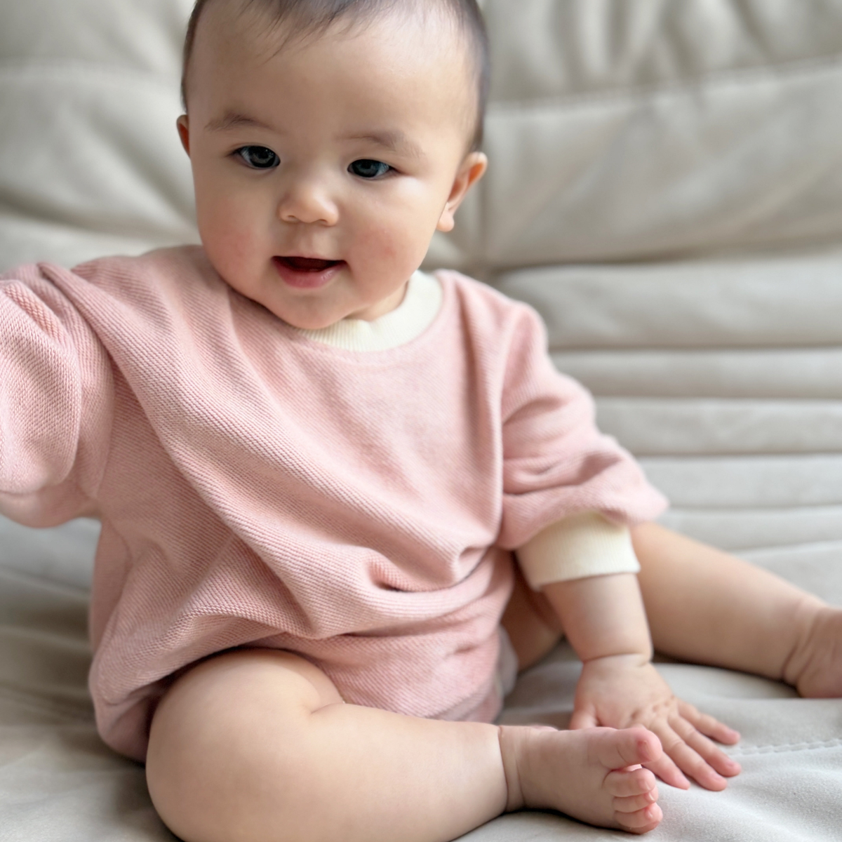 Maisie French Terry Bodysuit - Pink