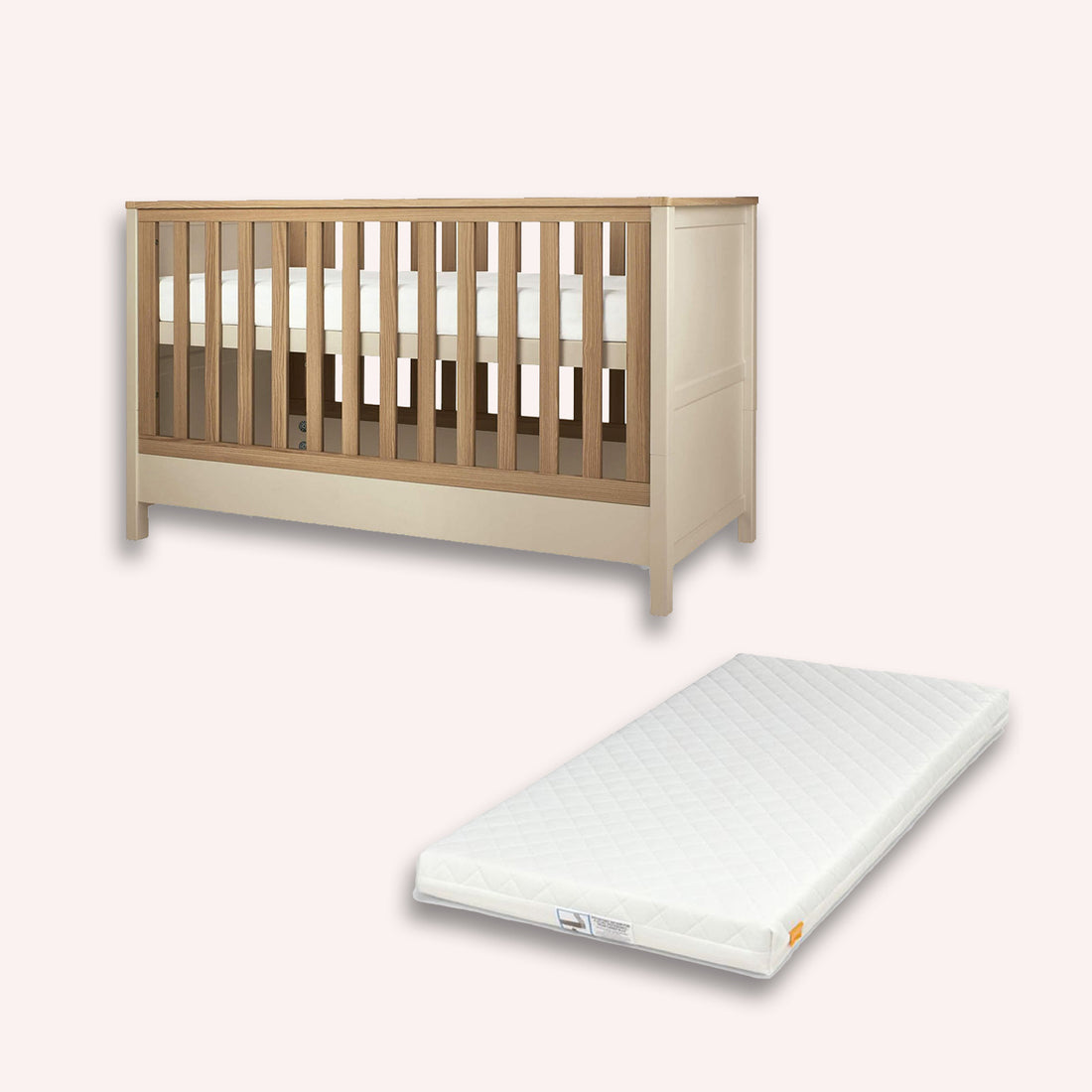 Mamas & Papas Harwell Cot + Mattress Bundle