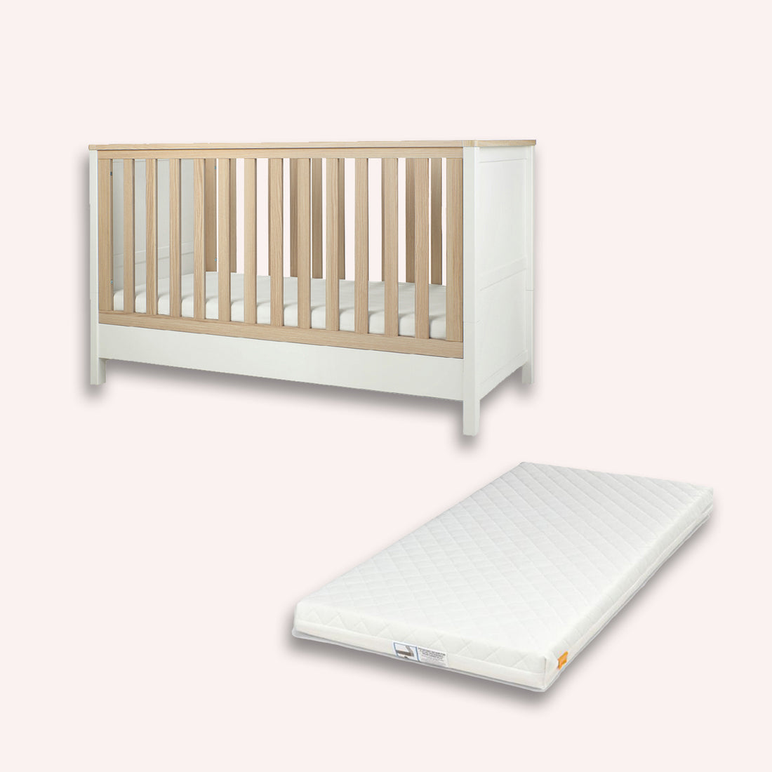 Mamas & Papas Harwell Cot + Mattress Bundle