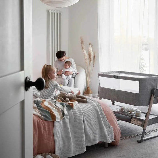 Bedside Crib Lua Grey by Mamas & Papas the memo The Memo