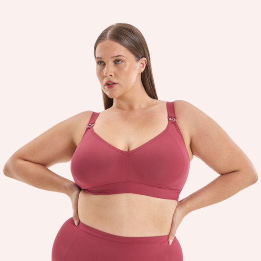 Maternity Comfort Wirefree Bralette - Burnt Fig
