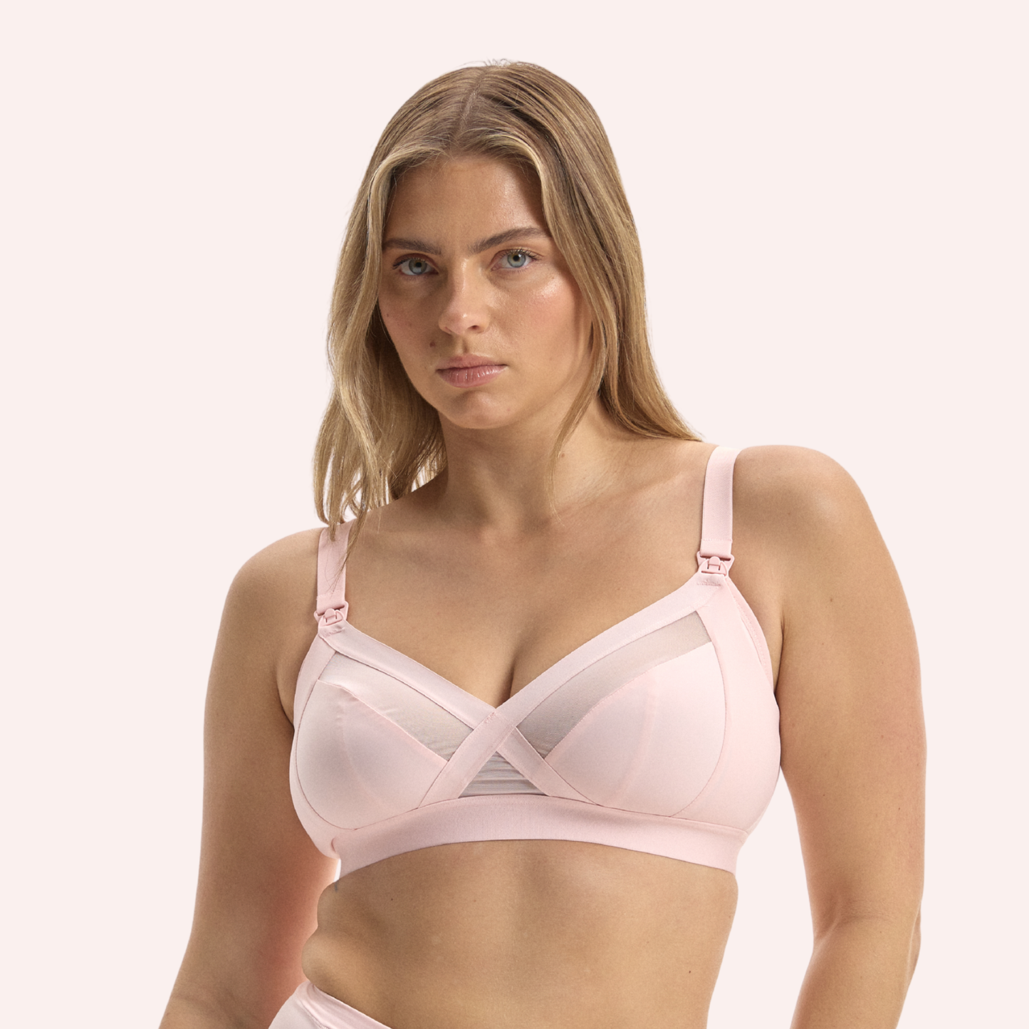 Maternity Support Wirefree Bralette - Strawberries & Cream