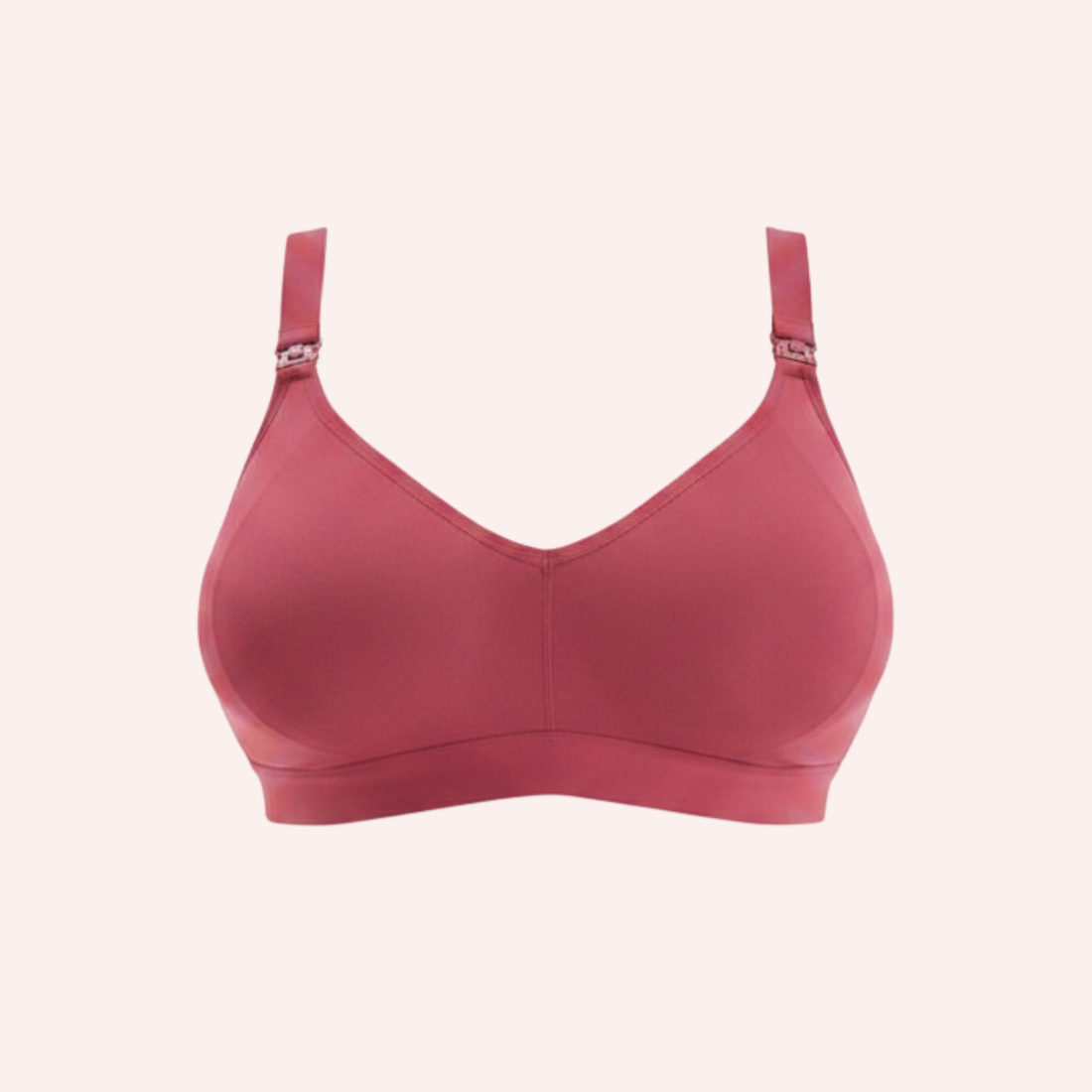 Maternity Comfort Wirefree Bralette - Burnt Fig