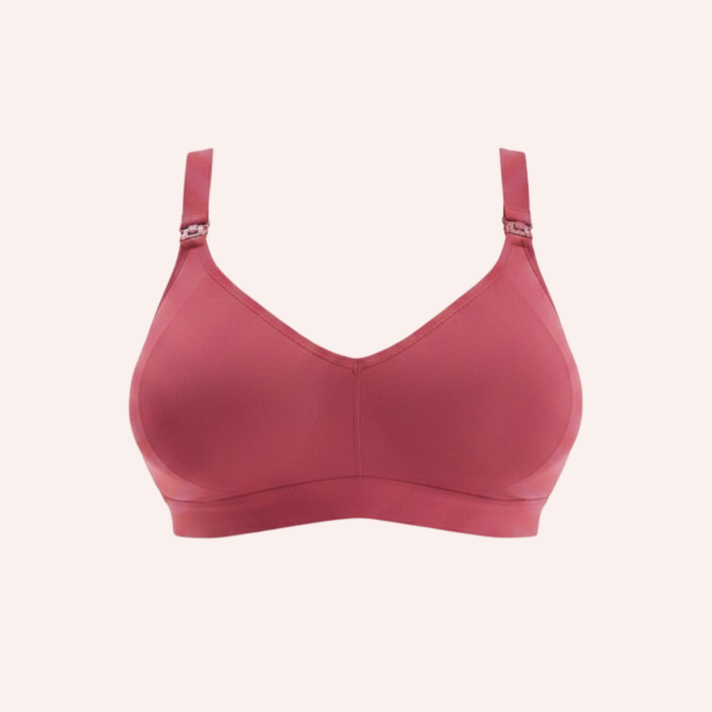 Maternity Comfort Wirefree Bralette - Burnt Fig