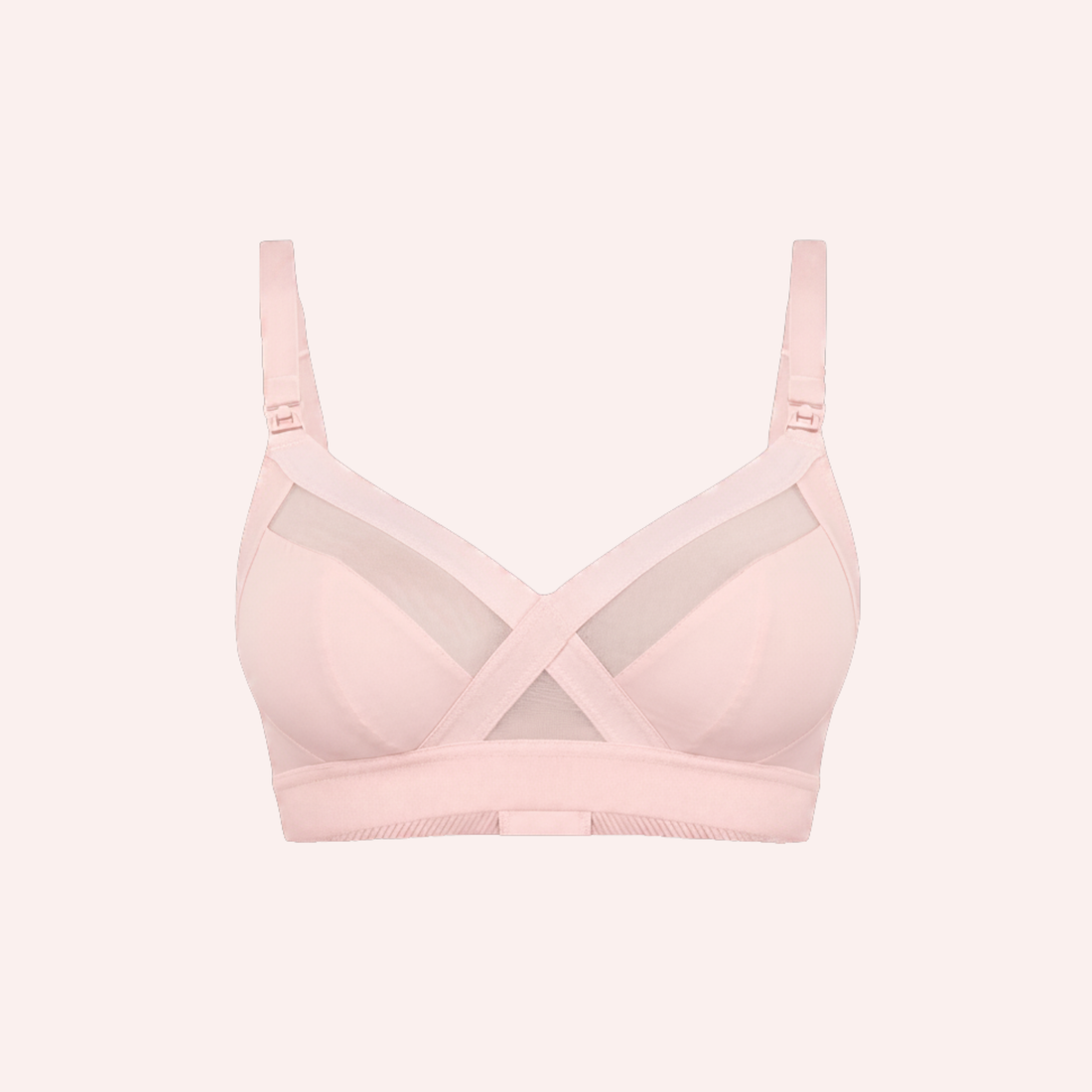 Maternity Support Wirefree Bralette - Strawberries & Cream