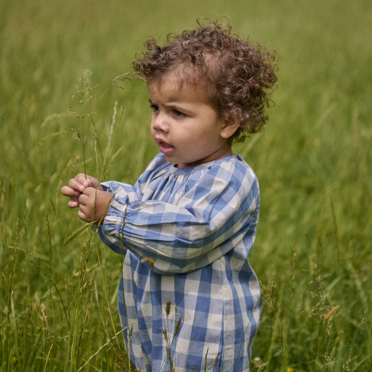 Meadow Bodysuit Gingham - Bluebelle Check